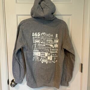 Morgan Wallen Song Hoodie Gray Small